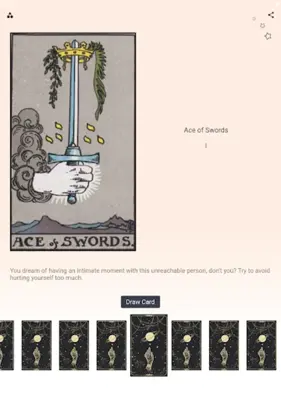 Tarot android App screenshot 5