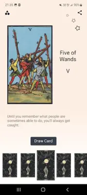 Tarot android App screenshot 8